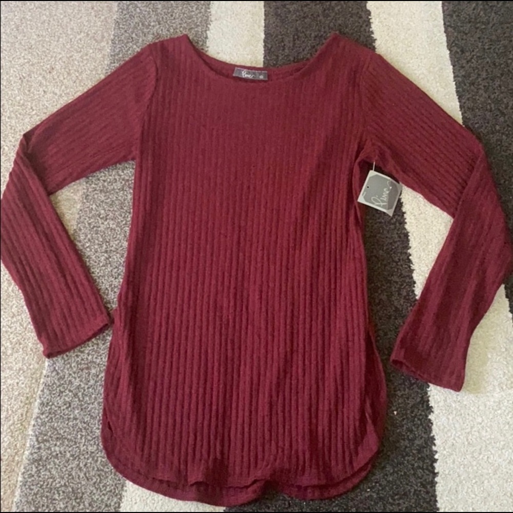 Pinc NWT Junior long sleeve red shirt size XL